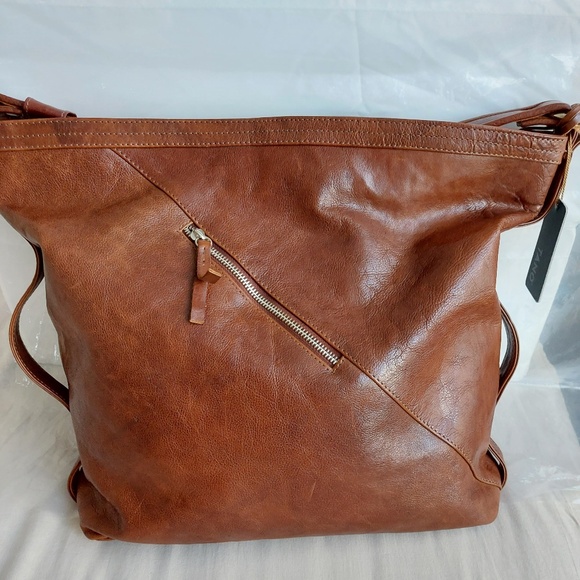 Tano Large Messenger Bag Rich Italian Leather - Picture 6 of 16
